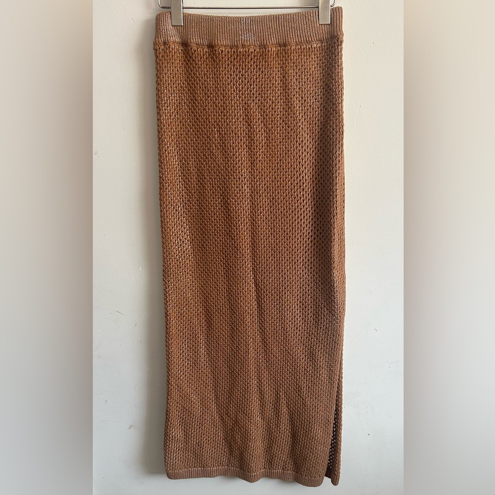 Free People Long Skirt  Size S/M Color TAN